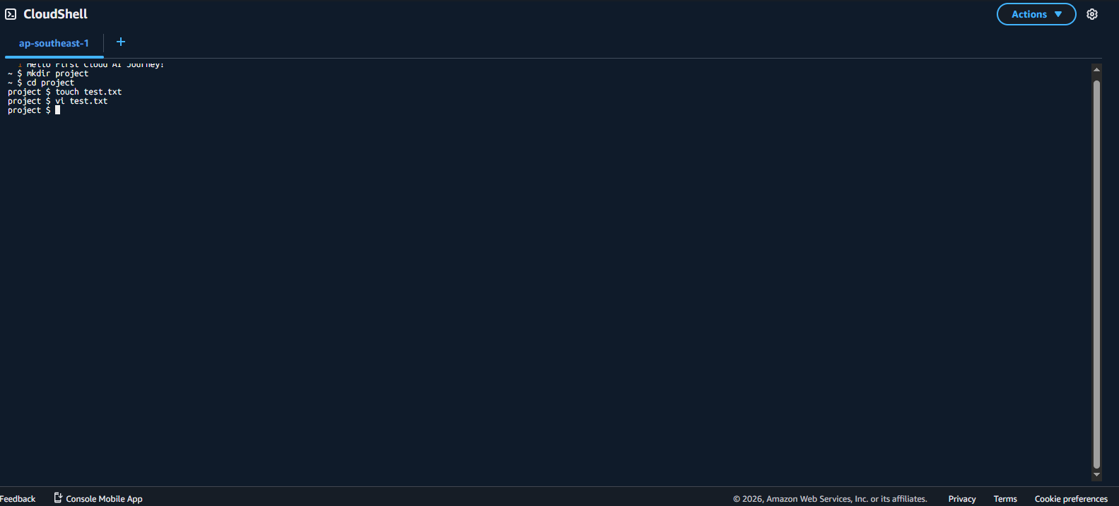 CloudShell